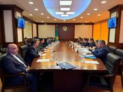 ببینید | نشست وزرای حمل‌ونقل ایران و قزاقستان