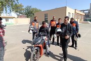 ببینید|برگزاری همایش ارتقای ایمنی راکبان موتورسیکلت و ارتقای ایمنی دانش‌آموزان مدارس حاشیه راه در روستای سلطان آباد شهرستان چهارباغ