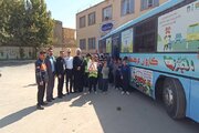 ببینید|برگزاری همایش ارتقای ایمنی راکبان موتورسیکلت و ارتقای ایمنی دانش‌آموزان مدارس حاشیه راه در روستای سلطان آباد شهرستان چهارباغ