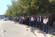 ببینید|برگزاری همایش ارتقای ایمنی راکبان موتورسیکلت و ارتقای ایمنی دانش‌آموزان مدارس حاشیه راه در روستای سلطان آباد شهرستان چهارباغ