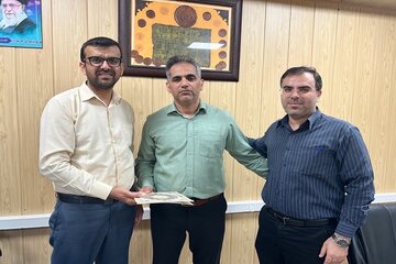 تقدیر از روشندل همکار بوشهر