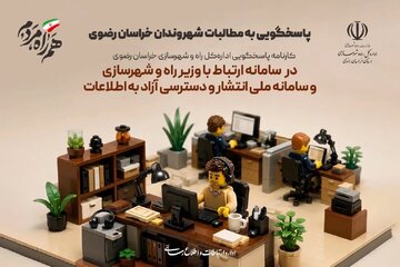 اطلاع نگاشت | پاسخگویی به مطالبات شهروندان خراسان رضوی
