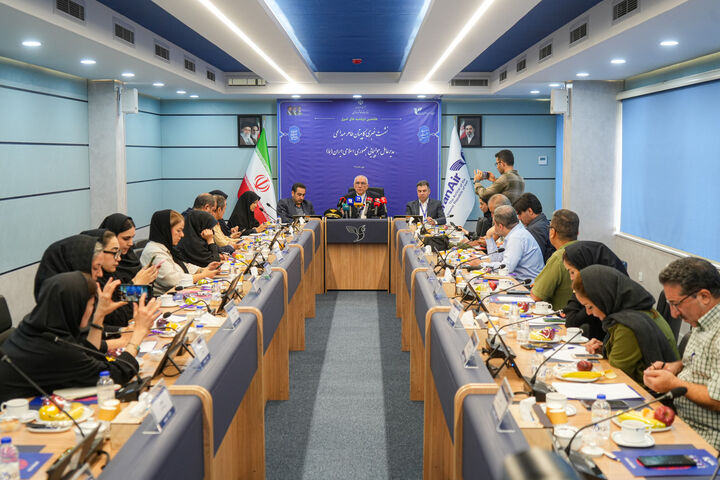 ببینید | نشست خبری مدیر عامل هواپیمایی جمهوری اسلامی ایران (هما)