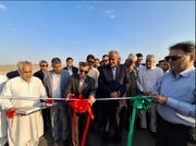 ببینید| افتتاح پنج کیلومتر بزرگراه در زاهدان - بیرجند در سیستان و بلوچستان