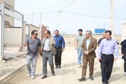 آغاز عملیات اجرایی جدول گذاری ، روسازی و آسفالت معابر طرح نهضت ملی مسکن ماهدشت
