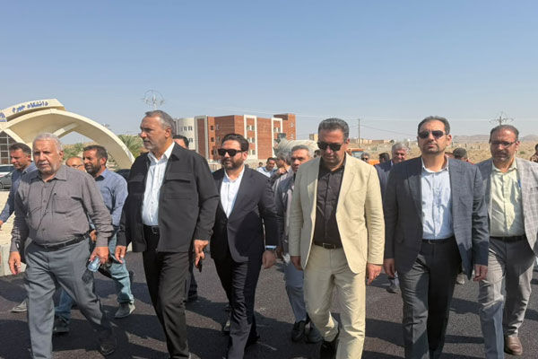 روند پیشرفت پروژه‌های راه و شهرسازی در شهرستان جهرم فارس بررسی شد