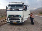 ببینید/ نظارت بر ناوگان حمل و نقل عمومی(کالا) توسط راهداران طارم در استان قزوین