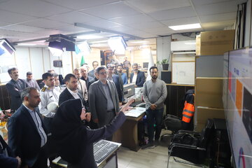 ببینید | بازدید دادستان استان اصفهان از مرکز مدیریت راه‌های استان