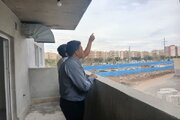 بازدید میدانی مدیرکل راه و شهرسازی استان مرکزی از روند تکمیل پروژه ۸۱۱۲ واحدی نهضت ملی مسکن اراک و بررسی کیفیت واحدهای تحویلی