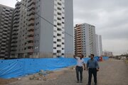 بازدید میدانی مدیرکل راه و شهرسازی استان مرکزی از روند تکمیل پروژه ۸۱۱۲ واحدی نهضت ملی مسکن اراک و بررسی کیفیت واحدهای تحویلی