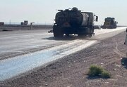 ببینید/ عملیات بهسازی، لکه گیری و روکش آسفالت محور شمش _انار (قطعه ۳) در استان کرمان