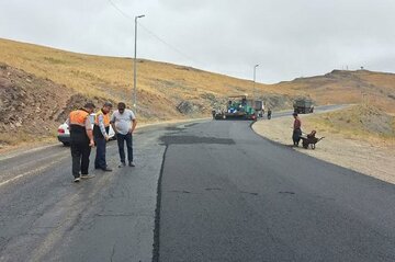 آسفالت راه‌های روستایی طارم