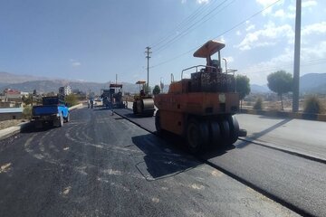 پیشرفت ۹۵ درصدی در تعریض و ایمن‌سازی ورودی یاسوج از سمت شیراز