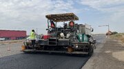 عملیات نگهداری و بهسازی روکش آسفالت محور کمربندی شرق اهواز