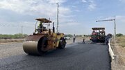 عملیات نگهداری و بهسازی روکش آسفالت محور کمربندی شرق اهواز