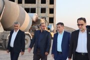بازدید علیرضا صادقیان فر، معاون فنی و مهندسی سازمان ملی زمین و مسکن از پروژه نهضت ملی مسکن سایت غدیر (سنگرداغی) شهر مراغه