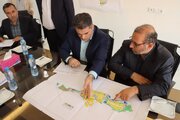 بازدید علیرضا صادقیان فر، معاون فنی و مهندسی سازمان ملی زمین و مسکن از پروژه نهضت ملی مسکن سایت غدیر (سنگرداغی) شهر مراغه