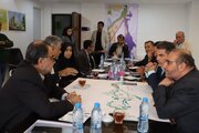 بازدید علیرضا صادقیان فر، معاون فنی و مهندسی سازمان ملی زمین و مسکن از پروژه نهضت ملی مسکن سایت غدیر (سنگرداغی) شهر مراغه