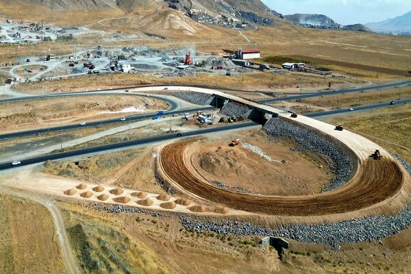 بهره‌برداری از تقاطع غیرهمسطح دوراهی خنداب پیش از فصل سرما