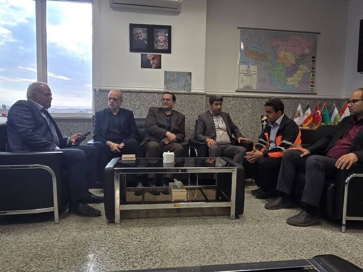 بازدید مدیرکل راهداری و حمل‌ونقل جاده‌ای خراسان رضوی از پایانه مرزی لطف آباد