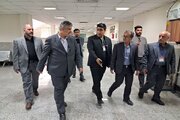 بازدید استاندار مرکزی به همراه مدیرکل راه وشهرسازی استان از روند اجرای آزمونهای ورود به حرفه مهندسان