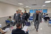 بازدید استاندار مرکزی به همراه مدیرکل راه وشهرسازی استان از روند اجرای آزمونهای ورود به حرفه مهندسان
