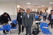 بازدید استاندار مرکزی به همراه مدیرکل راه وشهرسازی استان از روند اجرای آزمونهای ورود به حرفه مهندسان