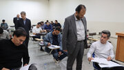 ببینید | بازدید مدیرکل راه و شهرسازی خراسان رضوی از روند برگزاری آزمون ورود به حرفه مهندسان، کاردان‌های فنی ساختمان، معماران تجربی و کارشناسان ماده ۲۷