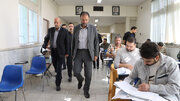 ببینید | بازدید مدیرکل راه و شهرسازی خراسان رضوی از روند برگزاری آزمون ورود به حرفه مهندسان، کاردان‌های فنی ساختمان، معماران تجربی و کارشناسان ماده ۲۷