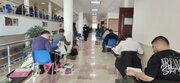 ببینید | برگزاری آزمون ورود به حرفه مهندسان، کاردانهای فنی ساختمان و معماران تجربی در استان خراسان شمالی - روز اول