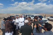 ببینید| بازدید استاندار،معاون هماهنگی امور عمرانی و مدیر کل راه و شهرسازی سازی از عملیات ساخت بزرگراه زاهدان- خاش