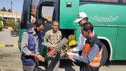 ببینید | گشت کنترل و نظارت ناوگان حمل و نقل عمومی(مسافر) در پایانه مسافر سردار آزادگان قزوین
