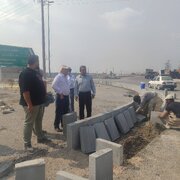 ببینید| بهسازی محور بندرعباس -قم محدوده  میدان شهید نامجو در مسیر تکمیل