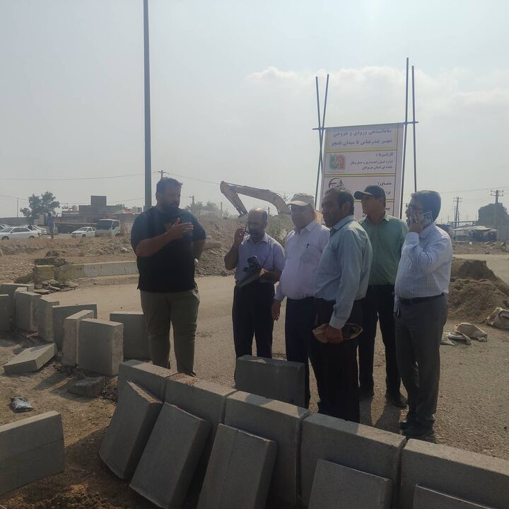 ببینید| بهسازی محور بندرعباس -قم محدوده  میدان شهید نامجو در مسیر تکمیل
